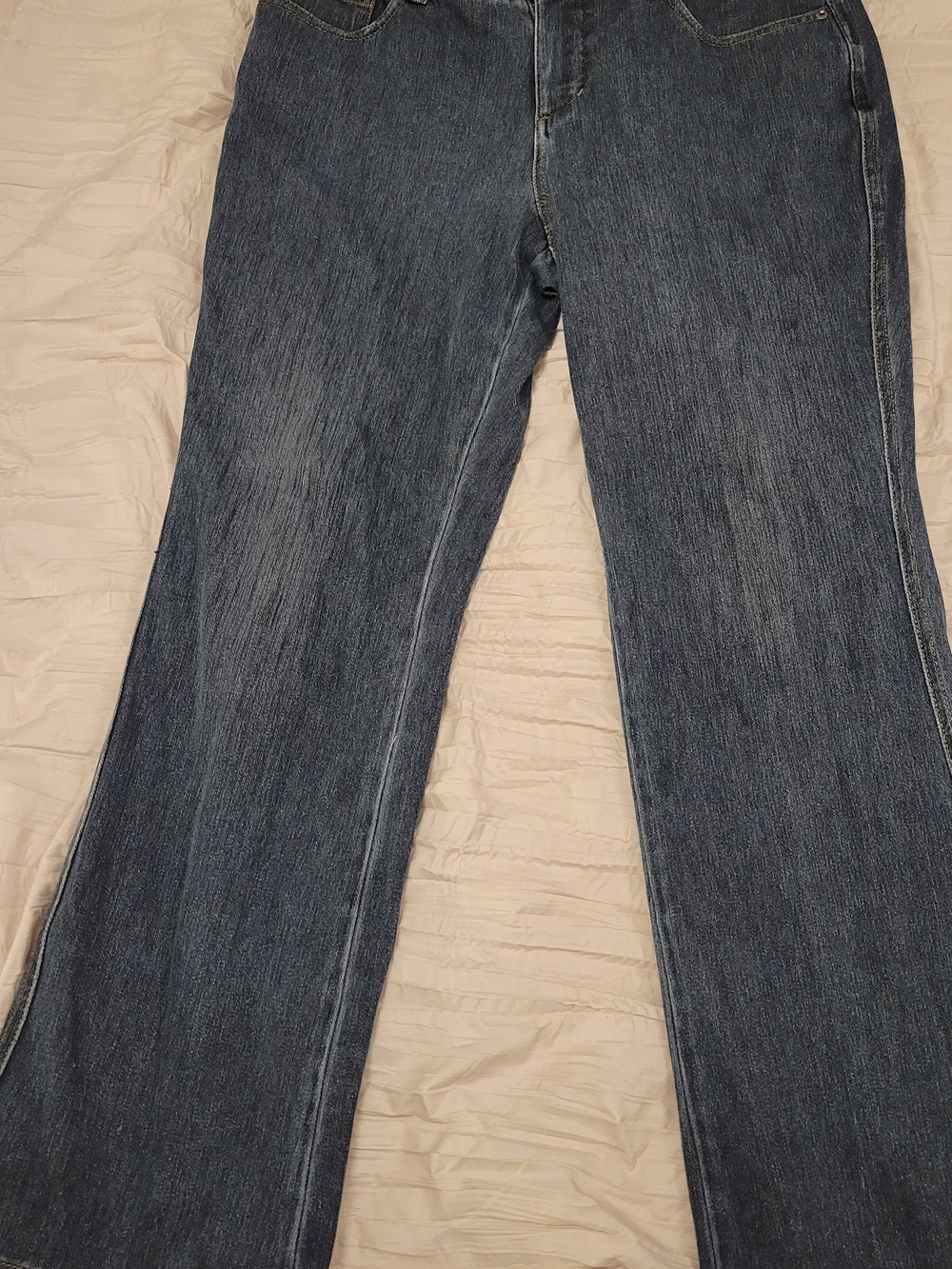 Coldwater Creek Women’s Blue Denim Medium Wash Natural Fit Bootcut Mid Rise 10P